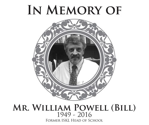 ISKL RIP William Powell