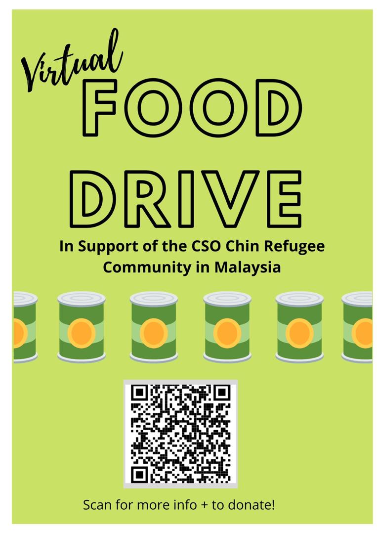 Chin refugee food drive