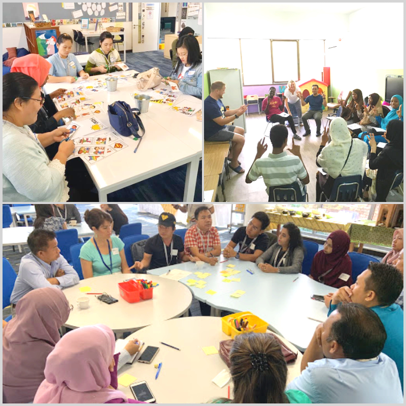 UNHCR ISKL Refugee Teacher Training program activities