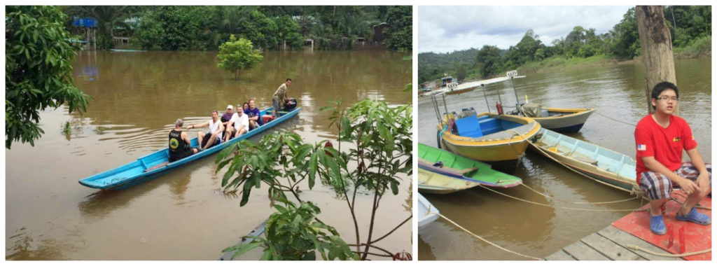 The long boat journey to Long Terawan