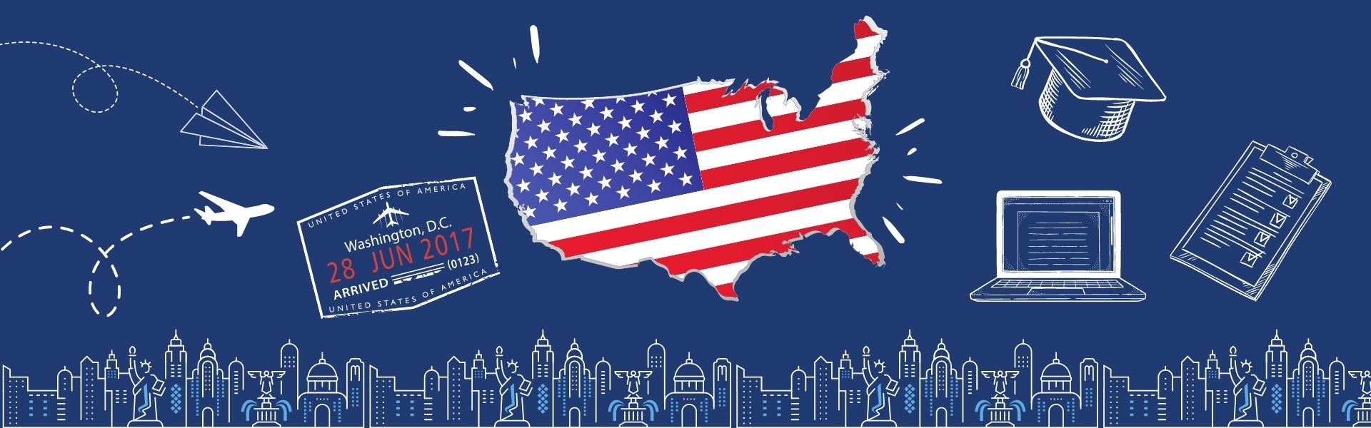 Studying in the USA Header