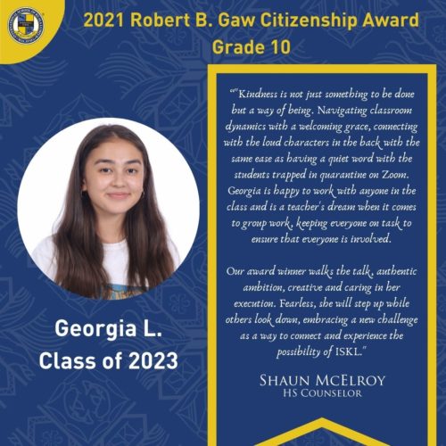 Grade 9 – 11 Awards Ceremony Georgia