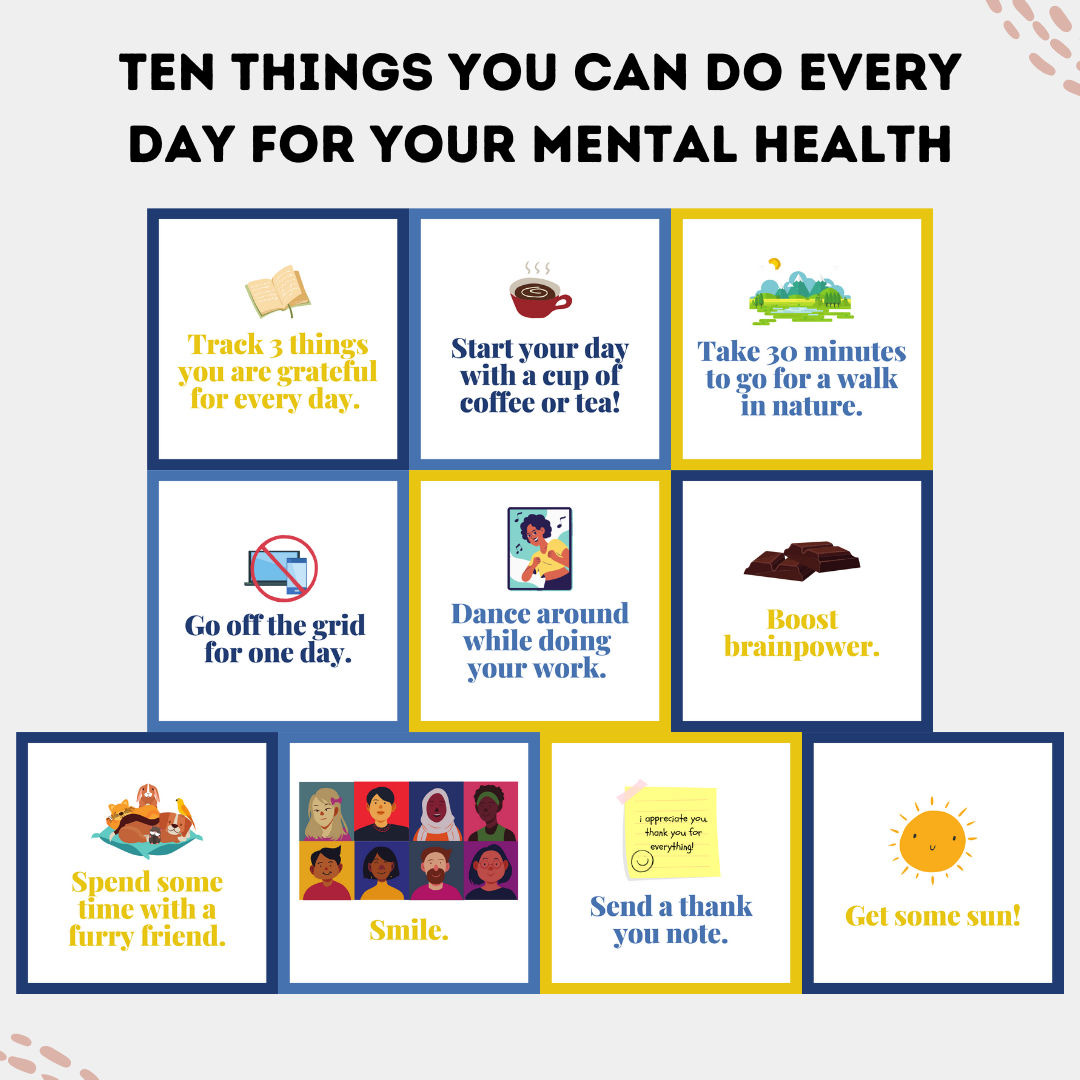 Ten Things You Can Do Every Day for Your Mental Health